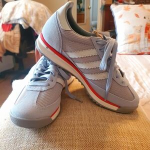 Adidas Womens Light Blue and White Sneakers NWT